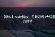 【爆料】pixiv科普：花絮背后3大误区的隐情