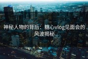 神秘人物的背后：糖心vlog见面会的风波揭秘