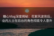 糖心Vlog深度揭秘：花絮风波背后，业内人士在后台的角色彻底令人意外