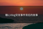 糖心Vlog突发事件背后的故事